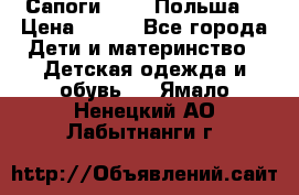 Сапоги Demar Польша  › Цена ­ 550 - Все города Дети и материнство » Детская одежда и обувь   . Ямало-Ненецкий АО,Лабытнанги г.